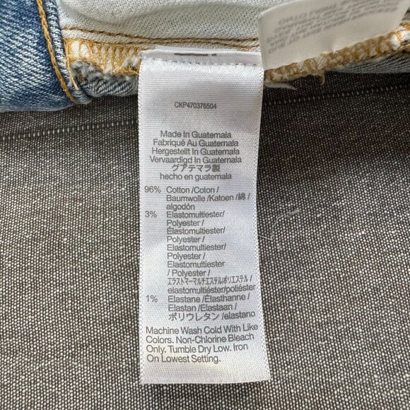 Madewell The Perfect Vintage Straight Jeans Exposed Button Fly: Sedalia Wash - Picture 14 of 15